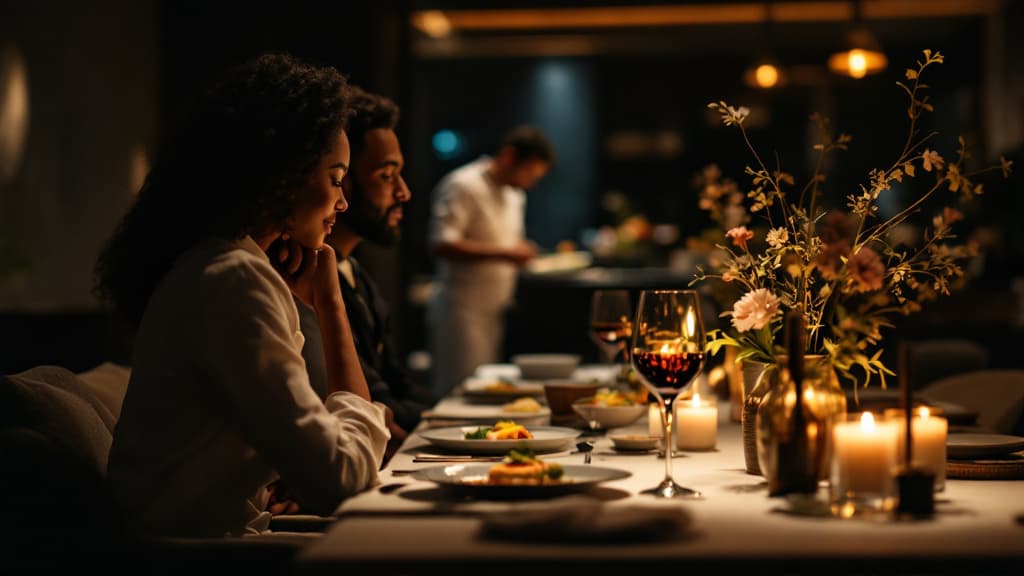 An artfully composed modernist dish at Alinea